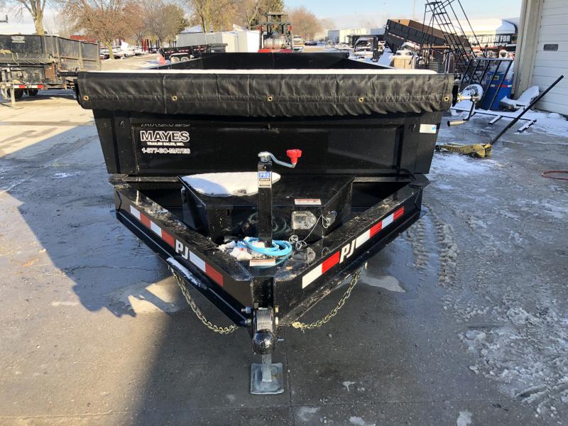 2020 83x14 TA Low Pro PJ Trailers DL142 Dump Trailer - Split/Spread Gate - Tarp Kit (GVW: 14000) 2020 83x14 TA Low Pro PJ Trailers DL142 Dump Trailer - Split/Spread Gate - Tarp Kit (GVW: 14000)