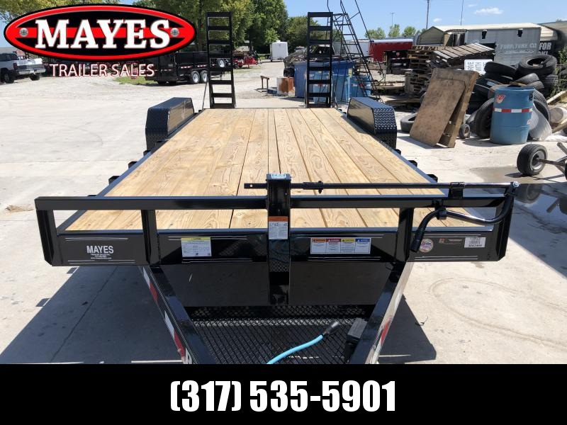 2020 83x20 (18+2) TA PJ Trailers CC202 Equipment Trailer - 6 Inch Channel - 5 Foot Fold Up Ramps (GVW: 14000) 2020 83x20 (18+2) TA PJ Trailers CC202 Equipment Trailer - 6 Inch Channel - 5 Foot Fold Up Ramps (GVW: 14000)