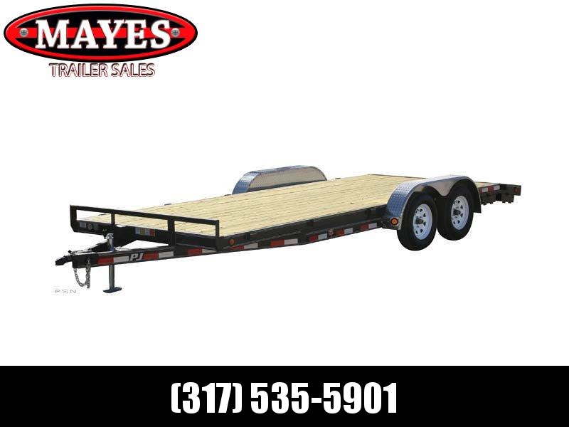 2020 83x18(16+2) PJ Trailers 5 in. Channel Carhauler (C5) Car / Racing Trailer - w/ 5ft Rear Slide-in Ramps (GVW: 7000) 2020 83x18(16+2) PJ Trailers 5 in. Channel Carhauler (C5) Car / Racing Trailer - w/ 5ft Rear Slide-in Ramps (GVW: 7000)