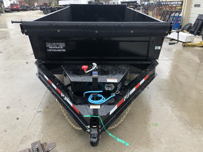 2020 83x14 TA Low Pro PJ Trailers DL142 Dump Trailer - Split/Spread Gate - Spare Tire MOUNT ONLY - Tarp Kit (GVW: 14000) 2020 83x14 TA Low Pro PJ Trailers DL142 Dump Trailer - Split/Spread Gate - Spare Tire MOUNT ONLY - Tarp Kit (GVW: 14000)