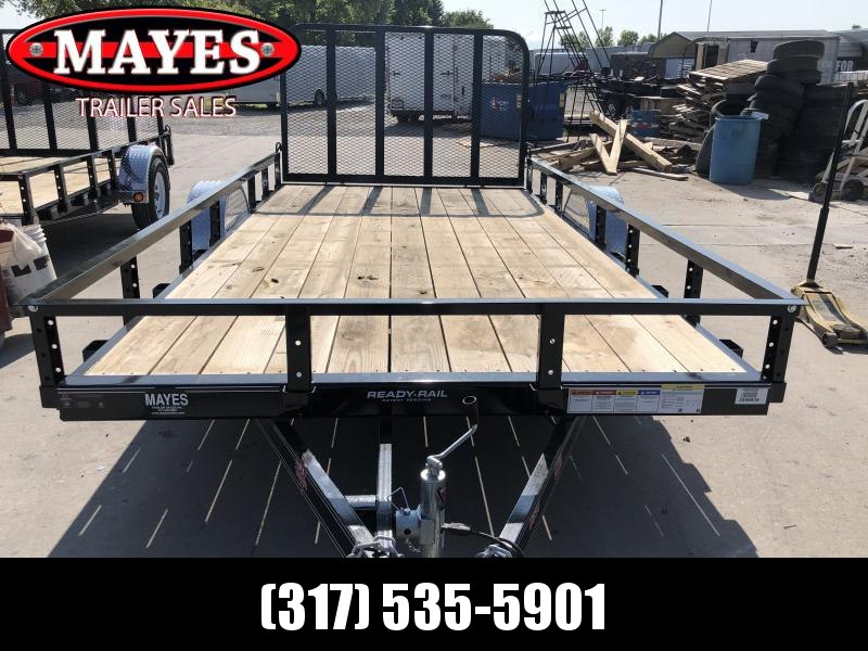2020 83x14 PJ Trailers U8 Utility Trailer - Straight Deck w/ 4' Fold-up Gate (GVW: 2995) 2020 83x14 PJ Trailers U8 Utility Trailer - Straight Deck w/ 4' Fold-up Gate (GVW: 2995)