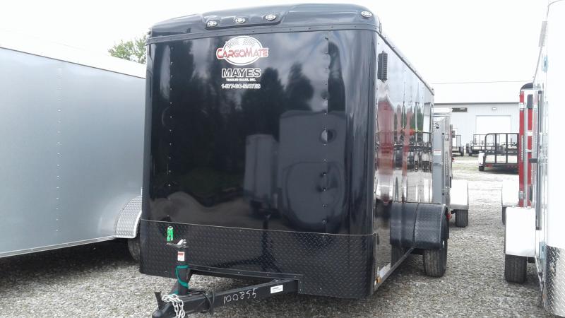 2020 6x12 SA Cargo Mate BL612SA Enclosed Cargo Trailer - Ramp Door - Black Out Package (GVW: 2990) 2020 6x12 SA Cargo Mate BL612SA Enclosed Cargo Trailer - Ramp Door - Black Out Package (GVW: 2990)