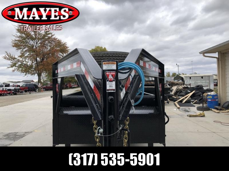 2020 83x16 TA Low Pro Gooseneck PJ Trailers DL162 Dump Trailer - Split/Spread Gate - Tarp Kit (GVW: 15680) 2020 83x16 TA Low Pro Gooseneck PJ Trailers DL162 Dump Trailer - Split/Spread Gate - Tarp Kit (GVW: 15680)