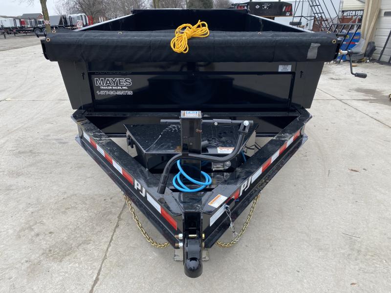 2020 83x12 TA Low Pro PJ Trailers DL122 Dump Trailer - Split/Spread Gate - 10K Jack Upgrade - Tarp Kit (GVW: 14000) 2020 83x12 TA Low Pro PJ Trailers DL122 Dump Trailer - Split/Spread Gate - 10K Jack Upgrade - Tarp Kit (GVW: 14000)
