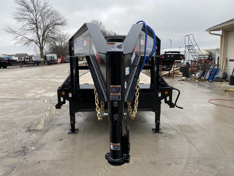 2020 102x28 (23+5) TA HD Gooseneck Load Trail GH0228072 Equipment Trailer - 5 Foot Self Clean Dovetail - Max Ramps - Tool Box - Max Steps (GVW: 15600) 2020 102x28 (23+5) TA HD Gooseneck Load Trail GH0228072 Equipment Trailer - 5 Foot Self Clean Dovetail - Max Ramps - Tool Box - Max Steps (GVW: 15600)
