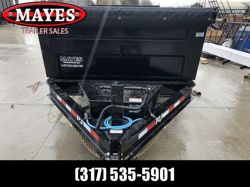 2020 83x14 TA Low Pro High Side PJ Trailers DM142 Dump Trailer - 3 Foot Tall Sides - Split/Spread Gate - Spare Tire MOUNT ONLY - Tarp Kit (GVW: 14000) 2020 83x14 TA Low Pro High Side PJ Trailers DM142 Dump Trailer - 3 Foot Tall Sides - Split/Spread Gate - Spare Tire MOUNT ONLY - Tarp Kit (GVW: 14000)
