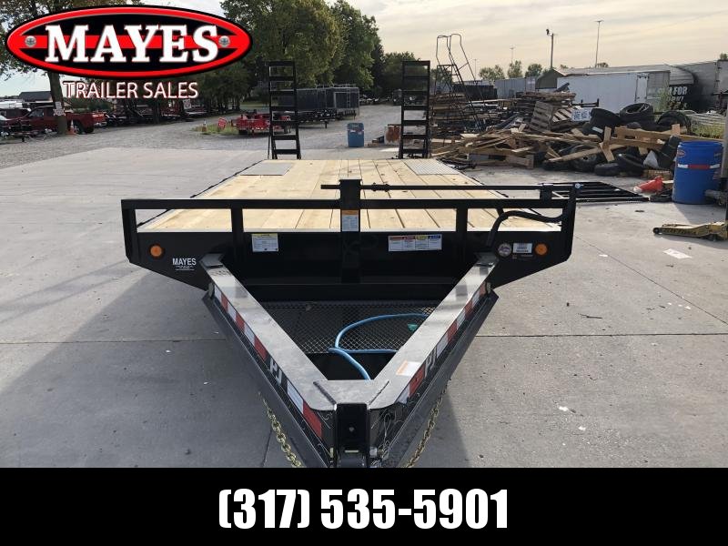 2020 96x20 (17+3) TA Deckover PJ Trailers F8202 Equipment Trailer - Dovetail - Fold Up Ramps (GVW: 14000) 2020 96x20 (17+3) TA Deckover PJ Trailers F8202 Equipment Trailer - Dovetail - Fold Up Ramps (GVW: 14000)