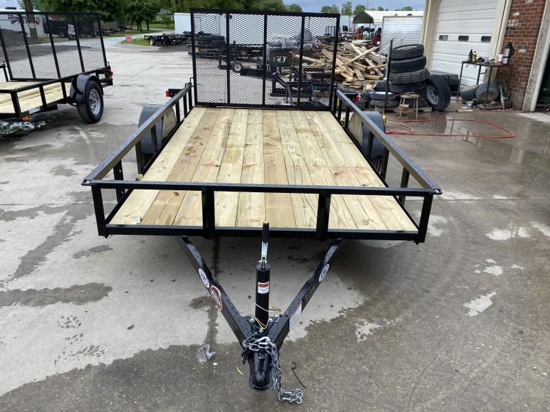 2020 76x12 SA AMO US121 Utility Trailer - TWF - Tailgate - 15 Inch Tires and Wheels (GVW: 2990) 2020 76x12 SA AMO US121 Utility Trailer - TWF - Tailgate - 15 Inch Tires and Wheels (GVW: 2990)