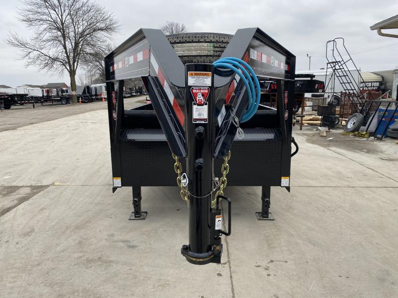2020 83x14 TA Low Pro Gooseneck PJ Trailers DL142 Dump Trailer - Split/Spread Gate - Tarp Kit (GVW: 15680) 2020 83x14 TA Low Pro Gooseneck PJ Trailers DL142 Dump Trailer - Split/Spread Gate - Tarp Kit (GVW: 15680)
