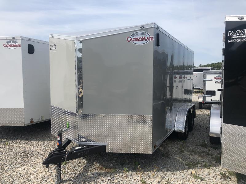 2020 7x14 TA Cargo Mate EHW714TA2 Enclosed Cargo Trailer - Ramp Door - E & V Series Pkg. #2 (GVW: 7000) 2020 7x14 TA Cargo Mate EHW714TA2 Enclosed Cargo Trailer - Ramp Door - E & V Series Pkg. #2 (GVW: 7000)