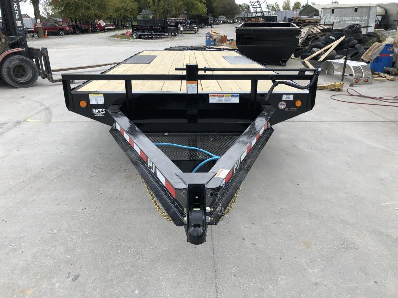 2020 96x18 TA Deckover PJ Trailers F8182 Equipment Trailer - 8 Inch I-Beam - Straight Deck - 6 Foot 6 Inch Slide In Ramps (GVW: 14000) 2020 96x18 TA Deckover PJ Trailers F8182 Equipment Trailer - 8 Inch I-Beam - Straight Deck - 6 Foot 6 Inch Slide In Ramps (GVW: 14000)