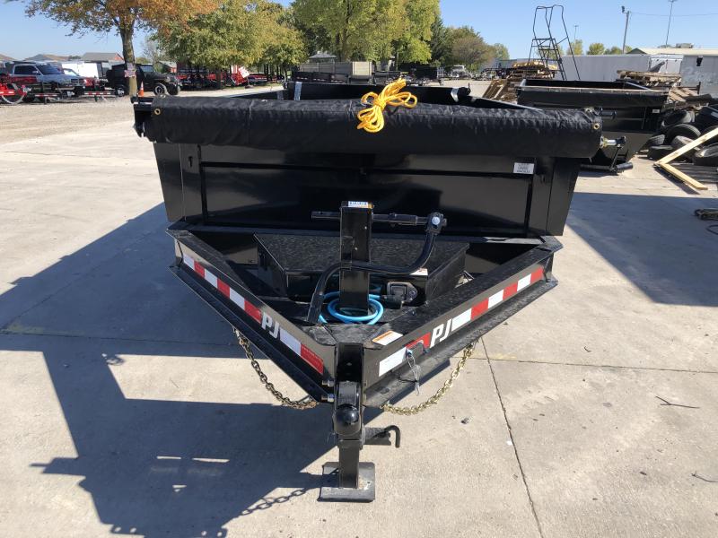 2020 83x14 TA Low Pro PJ Trailers DL142 Dump Trailer - Split/Spread Gate - Tarp Kit - Spare Tire MOUNT ONLY (GVW: 14000) 2020 83x14 TA Low Pro PJ Trailers DL142 Dump Trailer - Split/Spread Gate - Tarp Kit - Spare Tire MOUNT ONLY (GVW: 14000)