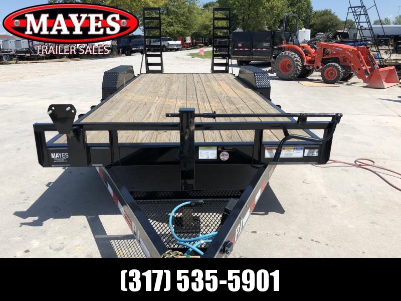 2020 83x20 (18+2) TA PJ Trailers CC202 Equipment Trailer - Fold Up Ramps - Spare Tire MOUNT ONLY (GVW: 14000) 2020 83x20 (18+2) TA PJ Trailers CC202 Equipment Trailer - Fold Up Ramps - Spare Tire MOUNT ONLY (GVW: 14000)