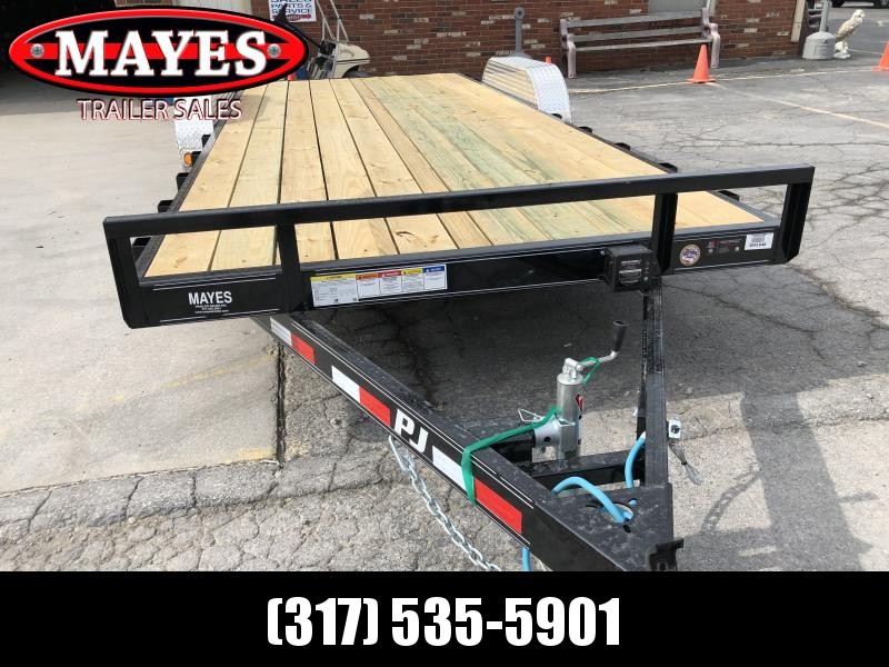 2020 83x20 (18+2) x 5 Inch Channel CH PJ Trailers C5202 Car / Racing Trailer - Rear Slide In Ramps (GVW: 7000) 2020 83x20 (18+2) x 5 Inch Channel CH PJ Trailers C5202 Car / Racing Trailer - Rear Slide In Ramps (GVW: 7000)