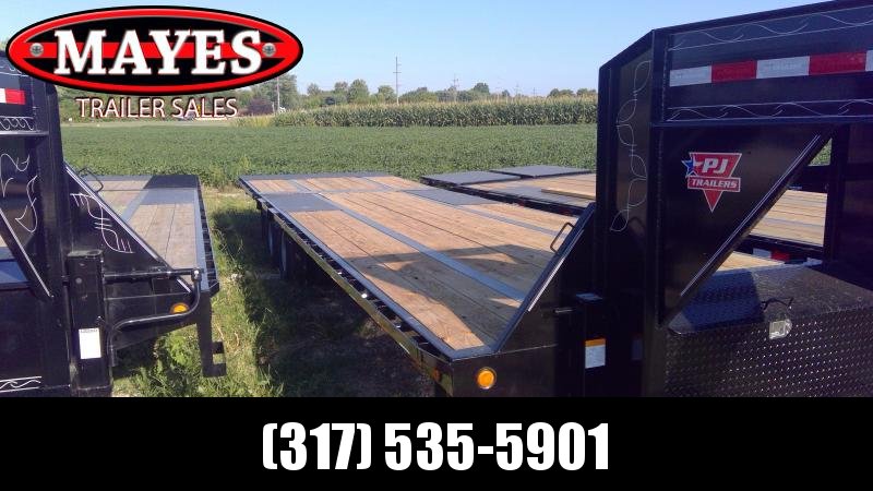 2020 102x32 ( 22'x10' )Foot PJ Trailers LY322 Equipment Trailer - Tool Box - Gooseneck - Hydraulic Dove (GVW: 25000) 2020 102x32 ( 22'x10' )Foot PJ Trailers LY322 Equipment Trailer - Tool Box - Gooseneck - Hydraulic Dove (GVW: 25000)