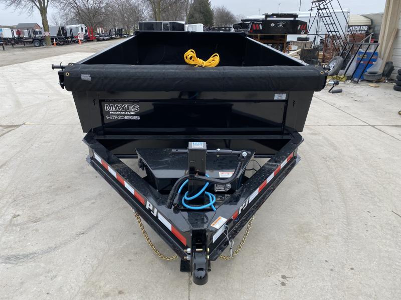 202083x12 TA Low Pro PJ Trailers DL122 Dump Trailer - Split/Spread Gate - Spare Tire MOUNT ONLY - Tarp Kit (GVW: 14000) 202083x12 TA Low Pro PJ Trailers DL122 Dump Trailer - Split/Spread Gate - Spare Tire MOUNT ONLY - Tarp Kit (GVW: 14000)