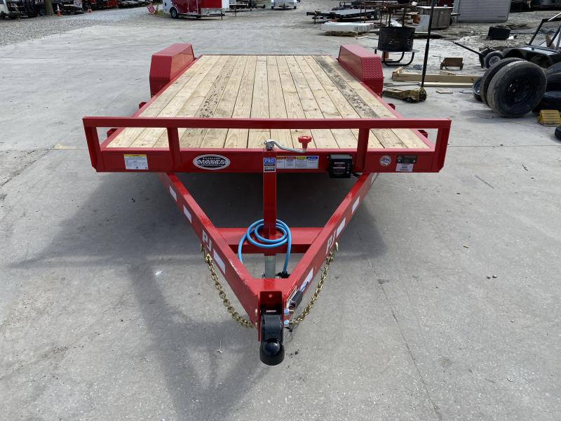 2020 83x18(16+2) PJ Trailers CE 5" Channel Car / Racing Trailer - w/ 5ft Rear Slide-in Ramps (GVW: 9899) *Red Powdercoat* 2020 83x18(16+2) PJ Trailers CE 5" Channel Car / Racing Trailer - w/ 5ft Rear Slide-in Ramps (GVW: 9899) *Red Powdercoat*