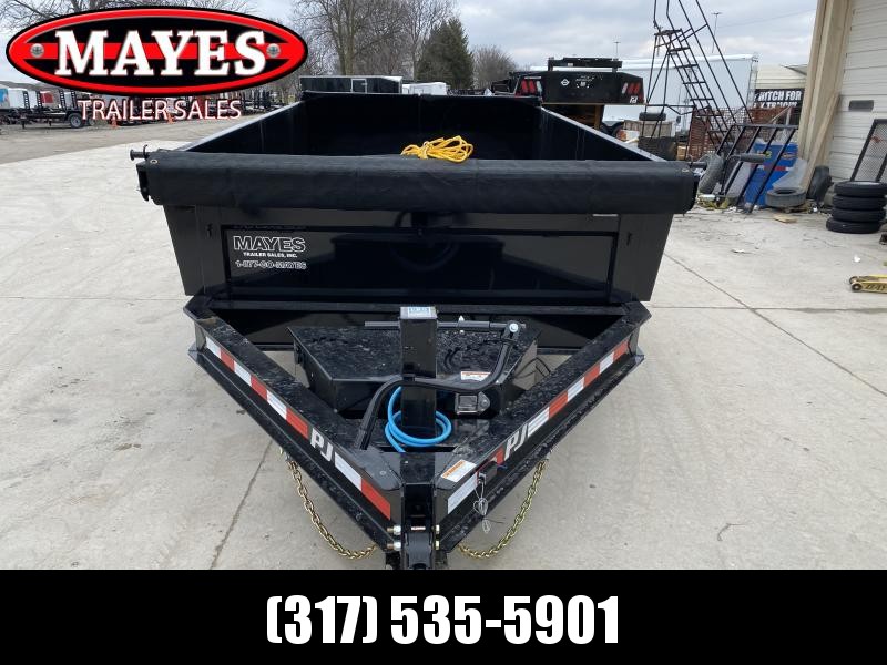 2020 83x12 TA Low Pro PJ Trailers DL122 Dump Trailer - Split/Spread Gate - Spare Tire MOUNT ONLY - Tarp Kit (GVW: 14000) 2020 83x12 TA Low Pro PJ Trailers DL122 Dump Trailer - Split/Spread Gate - Spare Tire MOUNT ONLY - Tarp Kit (GVW: 14000)