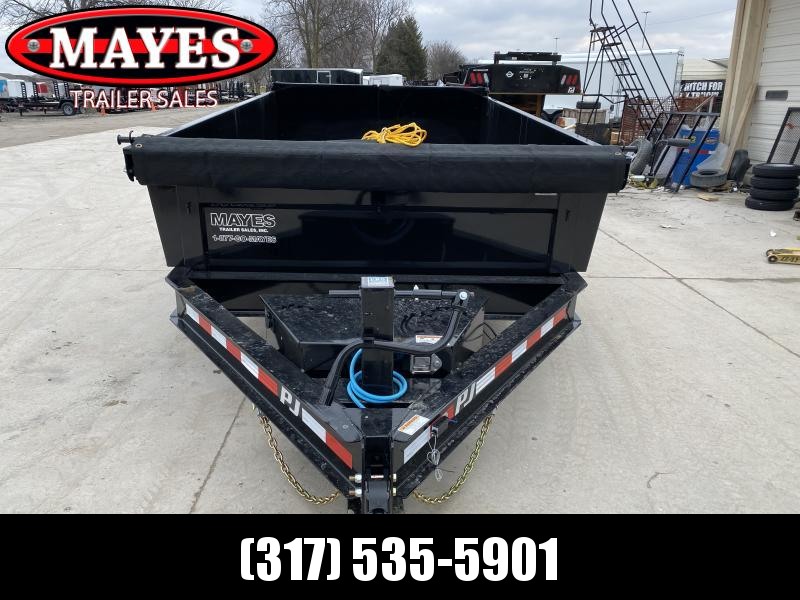 2020 83x12 TA Low Pro PJ Trailers DL122 Dump Trailer - Split/Spread Gate - Spare Tire MOUNT ONLY - Tarp Kit (GVW: 14000) 2020 83x12 TA Low Pro PJ Trailers DL122 Dump Trailer - Split/Spread Gate - Spare Tire MOUNT ONLY - Tarp Kit (GVW: 14000)