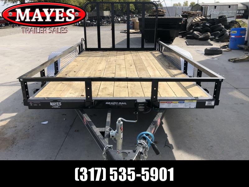2020 83x12 TA PJ Trailers UL122 Utility Trailer - Straight Gate - Fold In Gate (GVW: 7000) 2020 83x12 TA PJ Trailers UL122 Utility Trailer - Straight Gate - Fold In Gate (GVW: 7000)