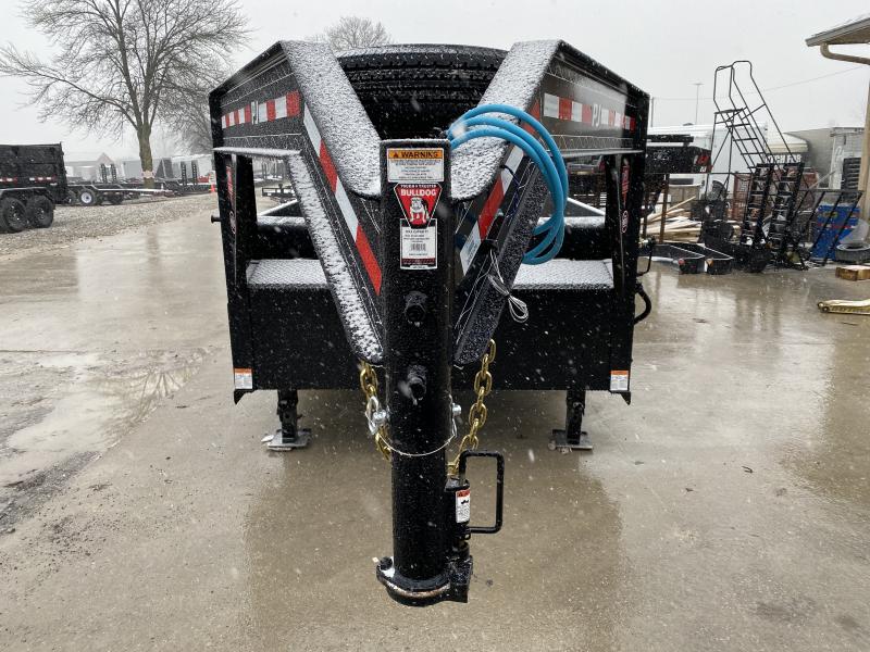 2020 83x14 TA Low Pro Gooseneck PJ Trailers DL142 Dump Trailer - Split/Spread Gate - Tarp Kit (GVW: 15680) 2020 83x14 TA Low Pro Gooseneck PJ Trailers DL142 Dump Trailer - Split/Spread Gate - Tarp Kit (GVW: 15680)