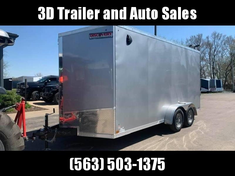 2021 Discovery 7' x 16' x 7' Rover SE UTV PKG Enclosed Cargo Trailer w/ Ramp 2021 Discovery 7' x 16' x 7' Rover SE UTV PKG Enclosed Cargo Trailer w/ Ramp