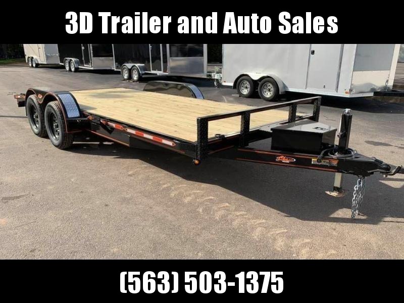 2020 Chase Trailers 18' 7K Loaded Flatbed Car Trailer 2020 Chase Trailers 18' 7K Loaded Flatbed Car Trailer