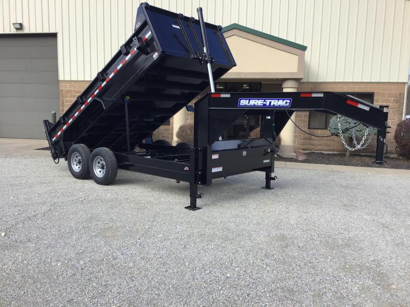 2020 Sure-Trac 82x14 14K HD Goose Low Profile Dump (Telescopic) Dump Trailer 2020 Sure-Trac 82x14 14K HD Goose Low Profile Dump (Telescopic) Dump Trailer