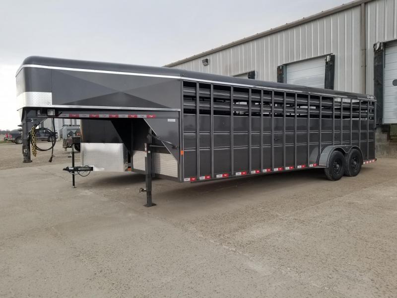 2020 Delta Manufacturing 24ft 14k Gooseneck Livestock Trailer 2020 Delta Manufacturing 24ft 14k Gooseneck Livestock Trailer
