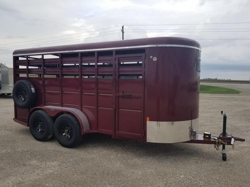 2020 Delta Manufacturing 6x16 Bumper Pull Livestock Trailer 2020 Delta Manufacturing 6x16 Bumper Pull Livestock Trailer