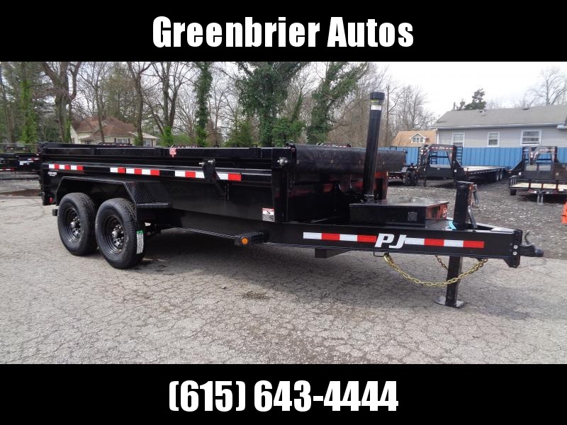 2020 PJ Trailers 14' x 83" Low Pro Telescopic Dump Dump Trailer 2020 PJ Trailers 14' x 83" Low Pro Telescopic Dump Dump Trailer
