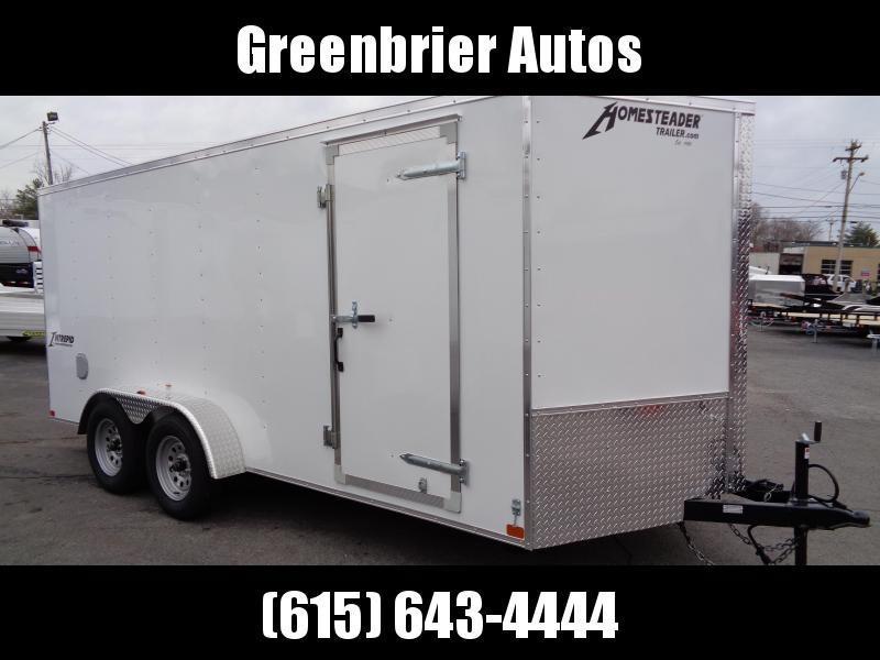 2020 Homesteader Intrepid 7' x 16' x 6' Enclosed Cargo Trailer 2020 Homesteader Intrepid 7' x 16' x 6' Enclosed Cargo Trailer