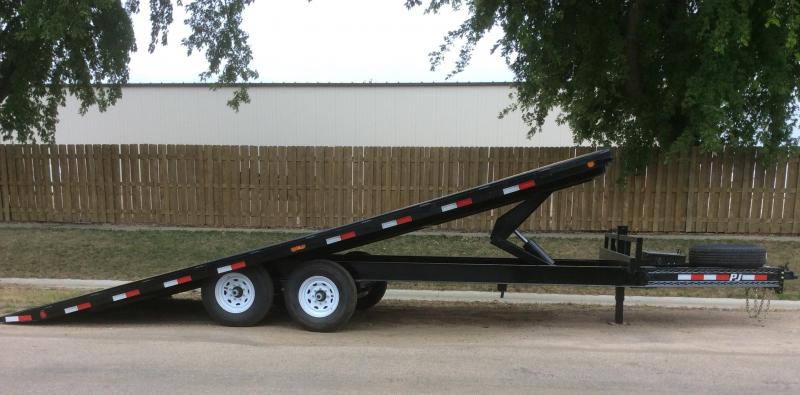 2020 PJ Trailers 22' Deckover Tilt (T8) Equipment Trailer 2020 PJ Trailers 22' Deckover Tilt (T8) Equipment Trailer