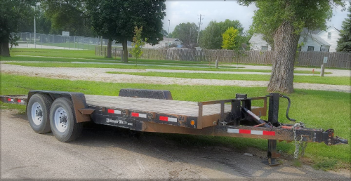 2013 D and K Trailers 20' Manual Tilt Equipment Trailer 2013 D and K Trailers 20' Manual Tilt Equipment Trailer