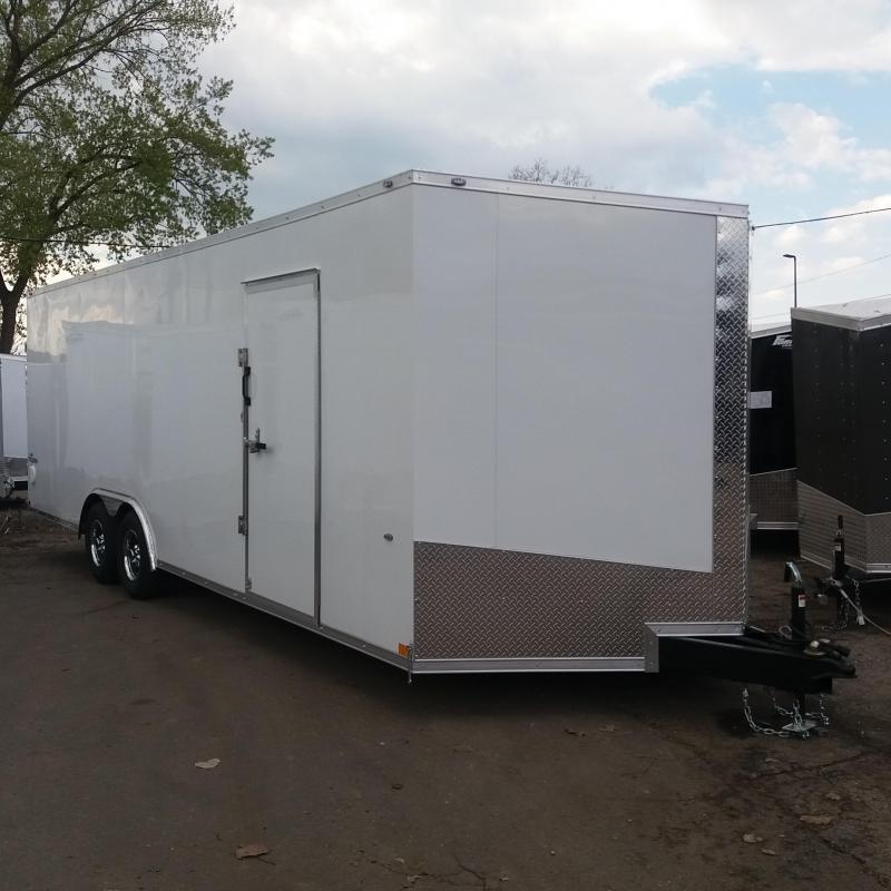 8.5 X 24 Tandem Axle Enclosed Car Hauler Trailer 8.5 X 24 Tandem Axle Enclosed Car Hauler Trailer