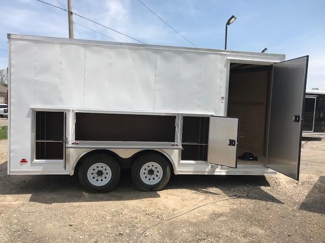 8.5 X 16 Tandem Axle Enclosed Tool Box Trailer 8.5 X 16 Tandem Axle Enclosed Tool Box Trailer