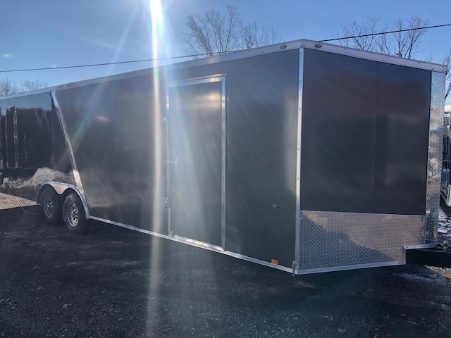 8.5 X 26 Tandem Axle Enclosed Car Hauler Trailer 8.5 X 26 Tandem Axle Enclosed Car Hauler Trailer