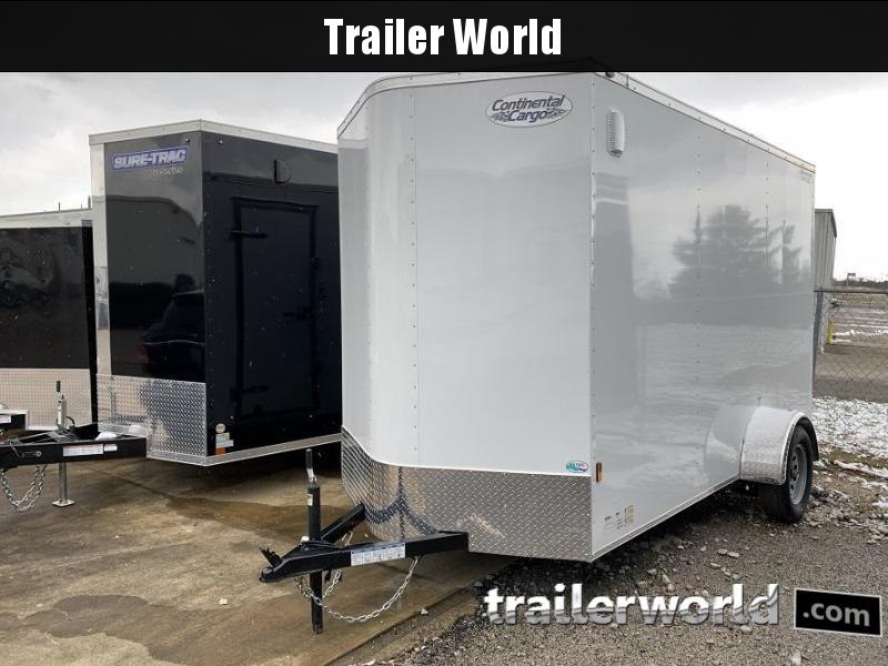 2020 Continental Cargo 6' x 12' x 7.3' Enclosed Cargo Trailer 2020 Continental Cargo 6' x 12' x 7.3' Enclosed Cargo Trailer