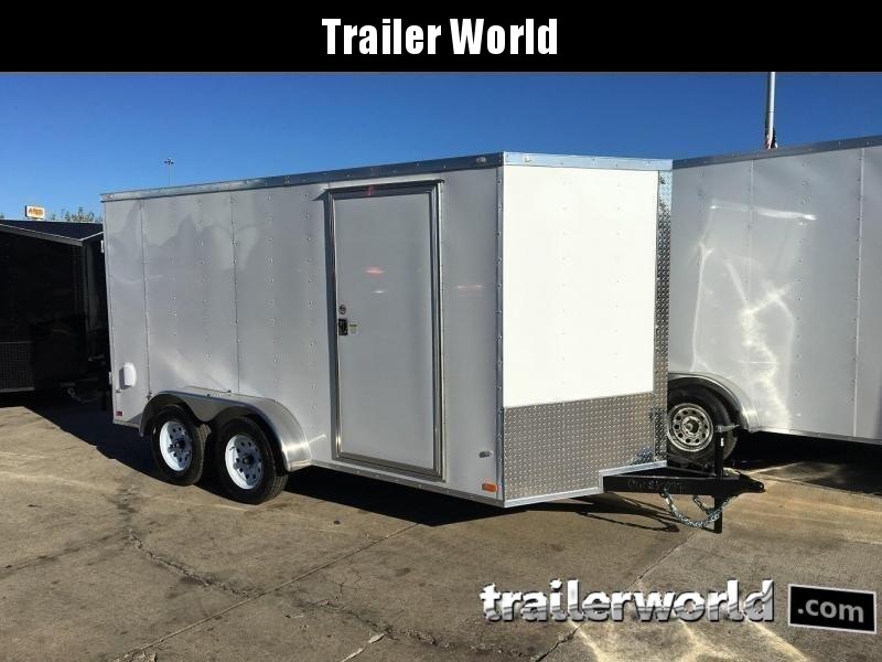 2019 CW 7' x 14' x 6.3' Vnose Enclosed Cargo Trailer Ramp Door 2019 CW 7' x 14' x 6.3' Vnose Enclosed Cargo Trailer Ramp Door