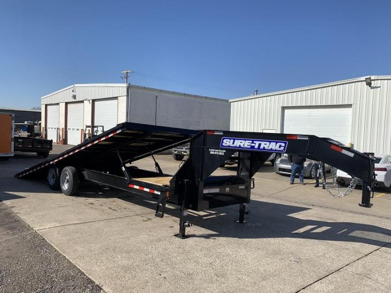 2020 Sure-Trac Gooseneck Deckover Tilt-Bed 22' + 4' 17.6k GVWR 2020 Sure-Trac Gooseneck Deckover Tilt-Bed 22' + 4' 17.6k GVWR