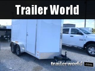 2020 CW 6' x 12' x 6.6' Vnose Tandem Enclosed Trailer Ramp Door 2020 CW 6' x 12' x 6.6' Vnose Tandem Enclosed Trailer Ramp Door