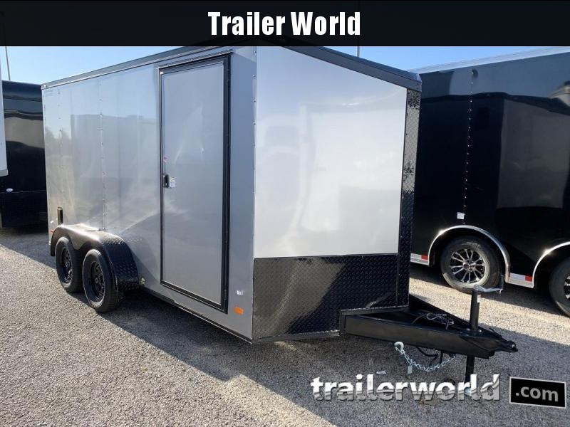 2020 CW 7' x 14' x 6.5' Vnose Enclosed Trailer Black Out 2020 CW 7' x 14' x 6.5' Vnose Enclosed Trailer Black Out