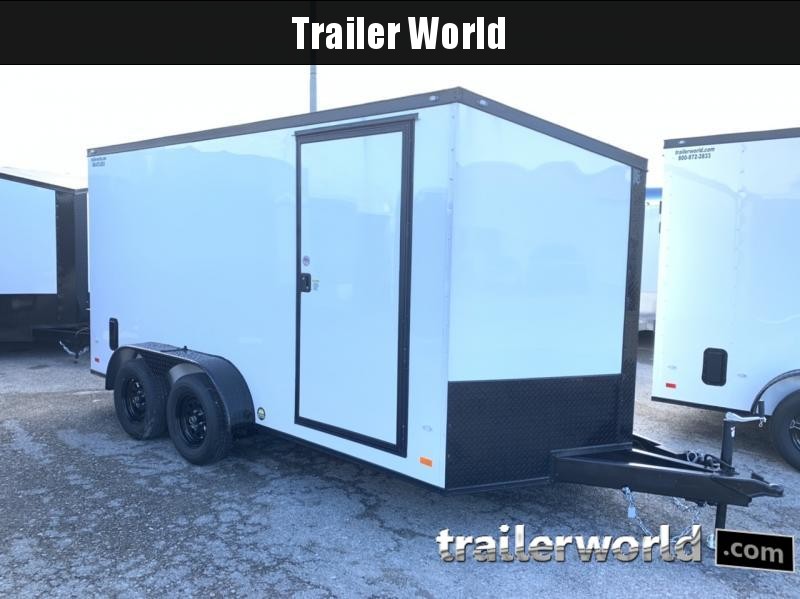2020 CW 7' x 14' x 6.5' Vnose Enclosed Trailer Black Out 2020 CW 7' x 14' x 6.5' Vnose Enclosed Trailer Black Out
