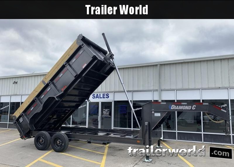 2020 Diamond C LPT 16' SUPER Gooseneck Dump Trailer Low Profile Commercial Grade 20k GVWR 2020 Diamond C LPT 16' SUPER Gooseneck Dump Trailer Low Profile Commercial Grade 20k GVWR