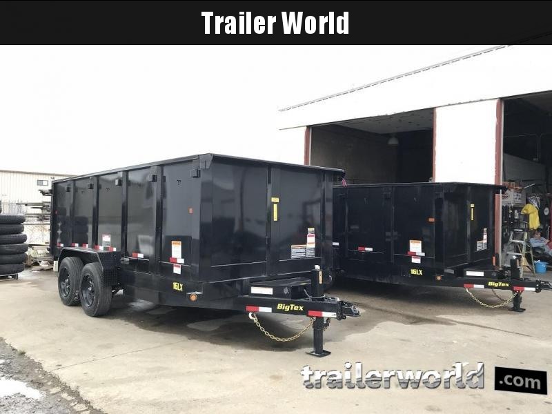 2018 Big Tex 16LX 16' Dump Trailer w/ TARP 17500 GVWR 4' sides 2018 Big Tex 16LX 16' Dump Trailer w/ TARP 17500 GVWR 4' sides