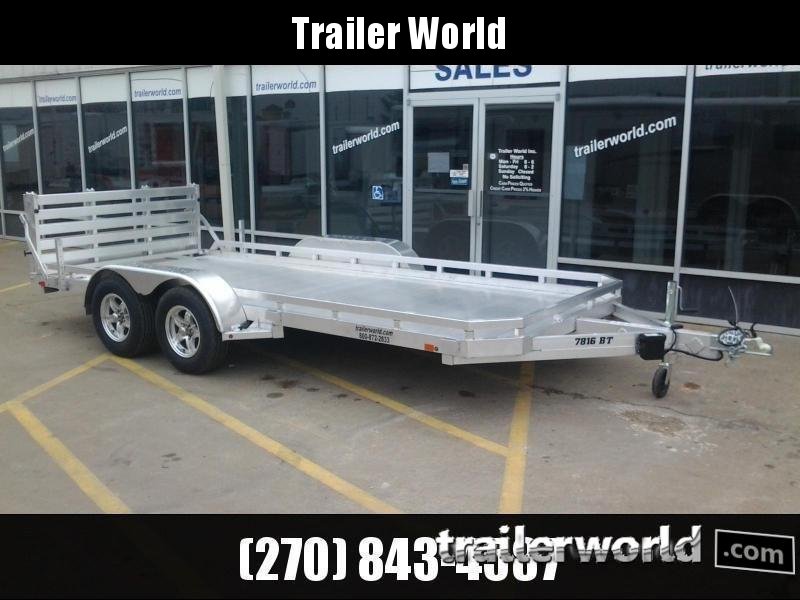 2021 Aluma 7814BT 14' Aluminum Open Utility Trailer 2021 Aluma 7814BT 14' Aluminum Open Utility Trailer