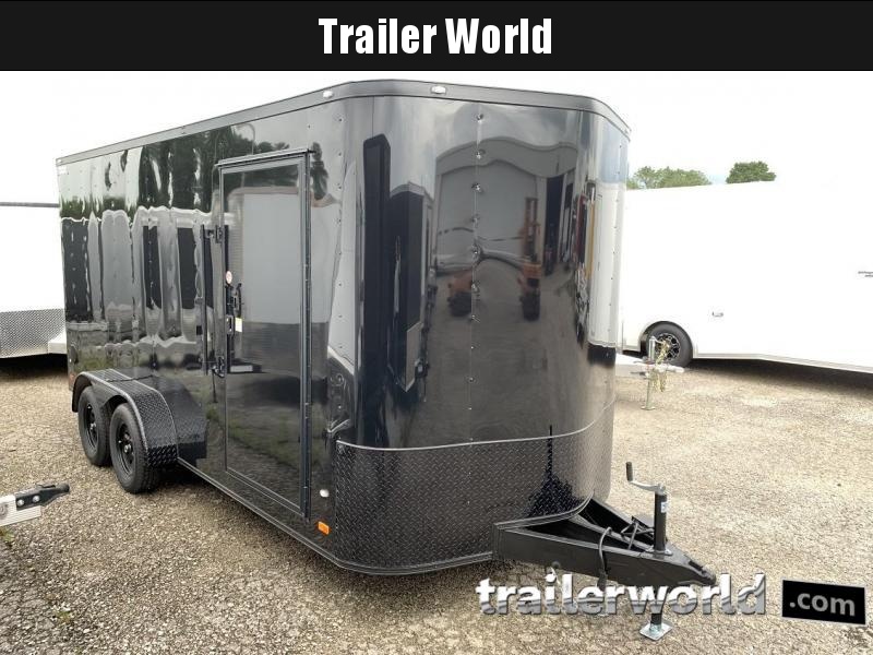 2019 CW 7' x 16' x 7' Vnose Enclosed Cargo Trailer BLACK OUT 2019 CW 7' x 16' x 7' Vnose Enclosed Cargo Trailer BLACK OUT