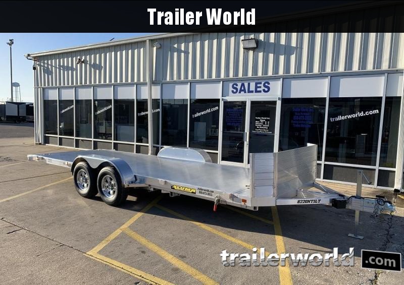 2020 Aluma 8220H Tilt Bed Aluminum Open Car Hauler Trailer 10k GVWR 2020 Aluma 8220H Tilt Bed Aluminum Open Car Hauler Trailer 10k GVWR
