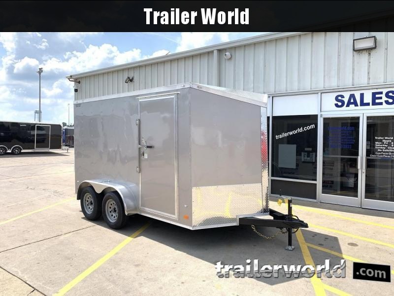 2020 CW 7' x 12' x 6.5' Cargo Vnose Enclosed Trailer Ramp Door 2020 CW 7' x 12' x 6.5' Cargo Vnose Enclosed Trailer Ramp Door