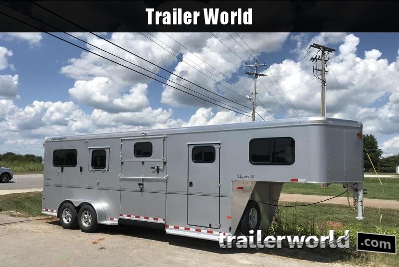 2019 Sundowner Trailers Charter SE 2+1 Box Stall Horse Trailer 2019 Sundowner Trailers Charter SE 2+1 Box Stall Horse Trailer